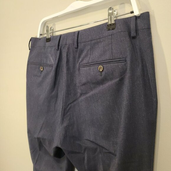 Bonobos Italian Stretch Wool Pants Comero Flexo Slim Cut Dark Navy - Size 34/34 - Picture 4 of 7